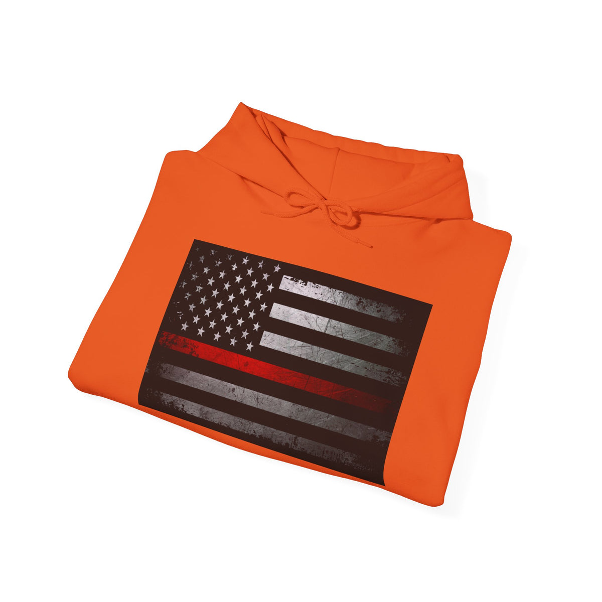 Firefighter Thin Red Line American Flag Hoodie, Fireman Gift, Firefighter Apparel, Thin Red Line Sweatshirt, Firefighter