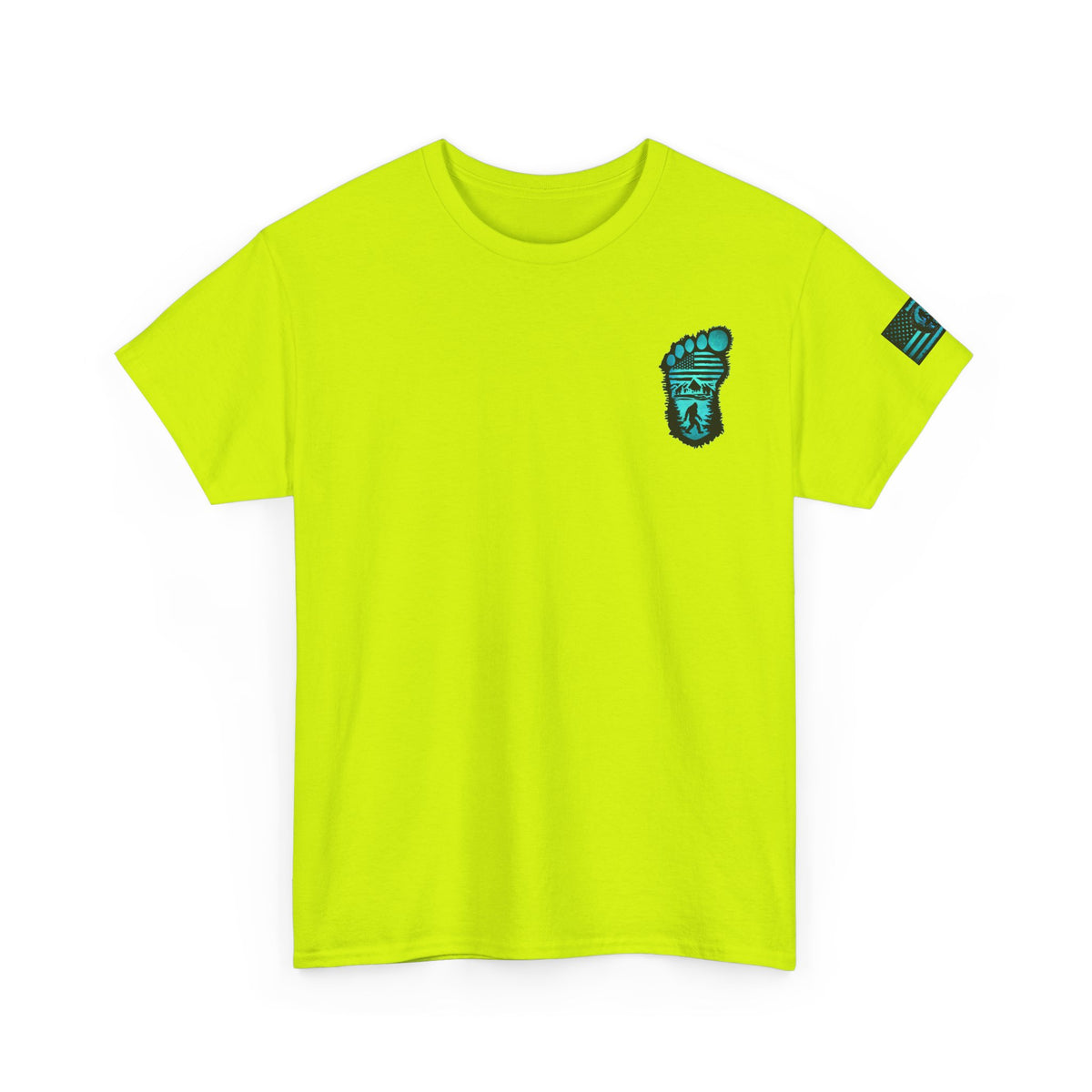 Bigfoot Adventure Unisex Heavy Cotton Tee – Perfect for Outdoorsy Souls, Nature Lovers, Hiking, Camping, Gifts