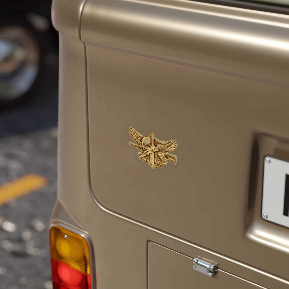 Golden SWAT Operator Tactical Freedom Sticker — Die-Cut Outdoor Vinyl