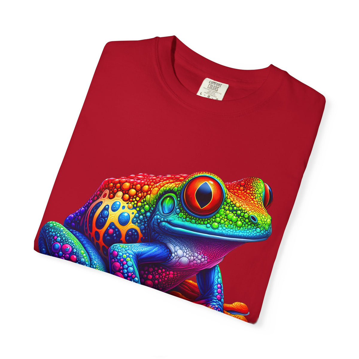Frog T-Shirt | Unisex Garment-Dyed Tee for Nature Lovers, Eco-Friendly Gift, Birthday, Summer Vibe, Outdoor Adventure