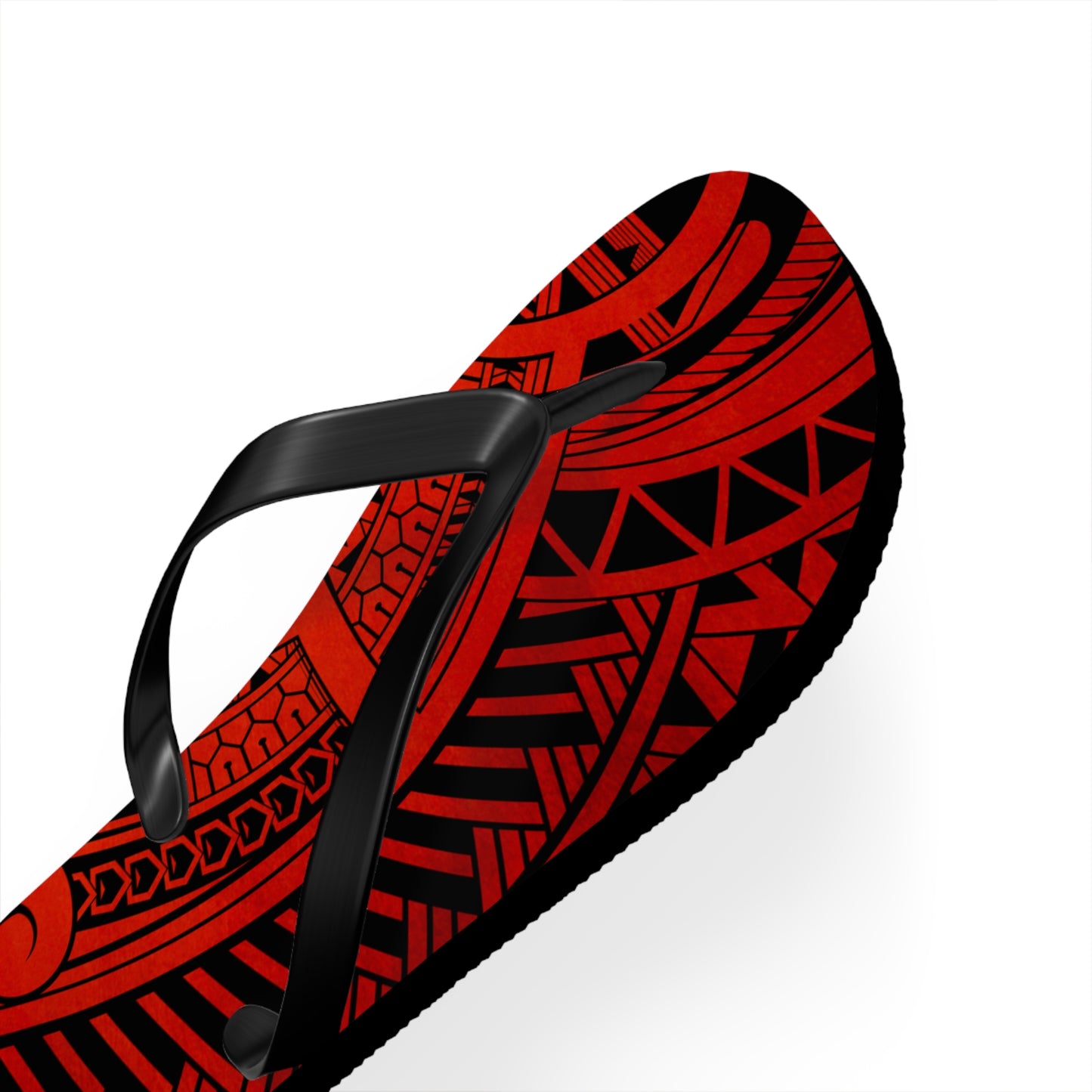 Polynesian Tribal Flip Flops, Summer Footwear, Vacation Sandals, Beach Accessories, Boho Flip Flops