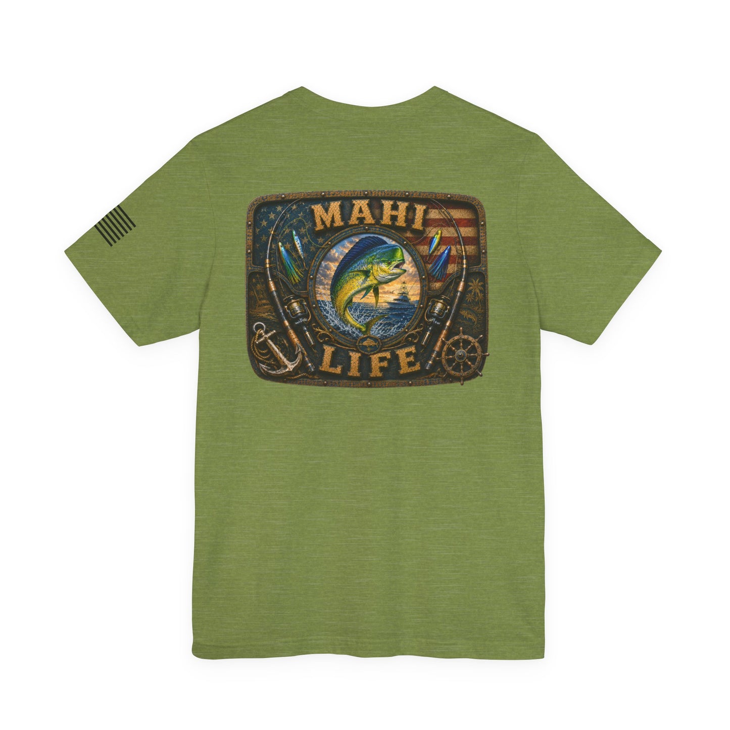 Mahi Life Mahi Mahi Fishing T-Shirt – WRAEVN OUTDOORS Offshore Angler Tee