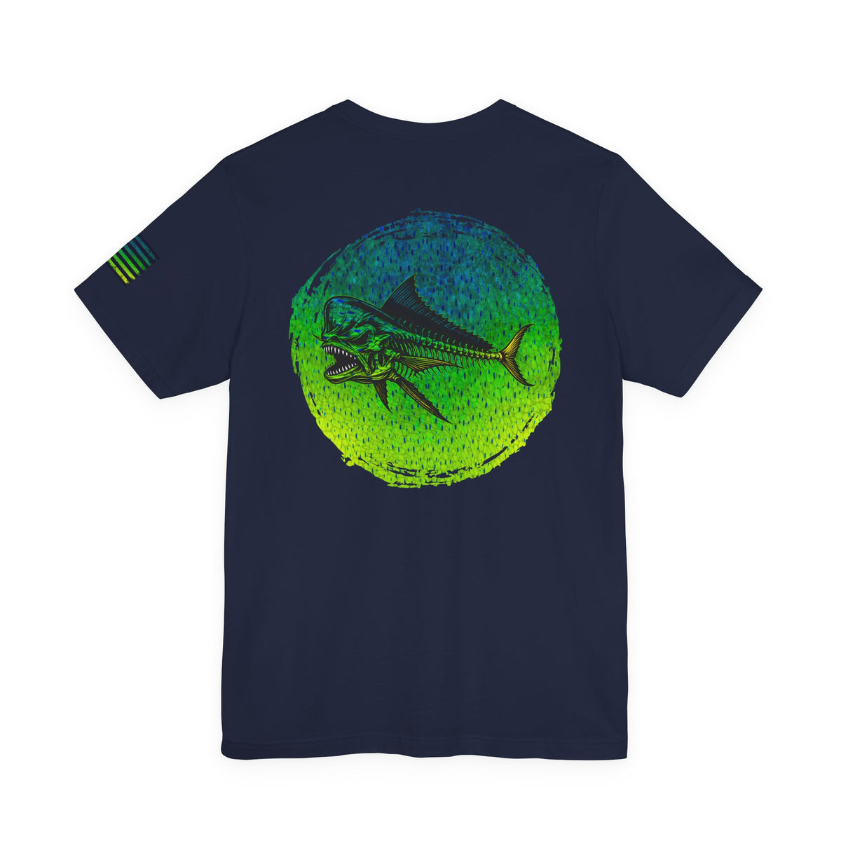 The Mahi Mahi Grunge Tee, Patriotic USA Shirt, Vintage American Flag