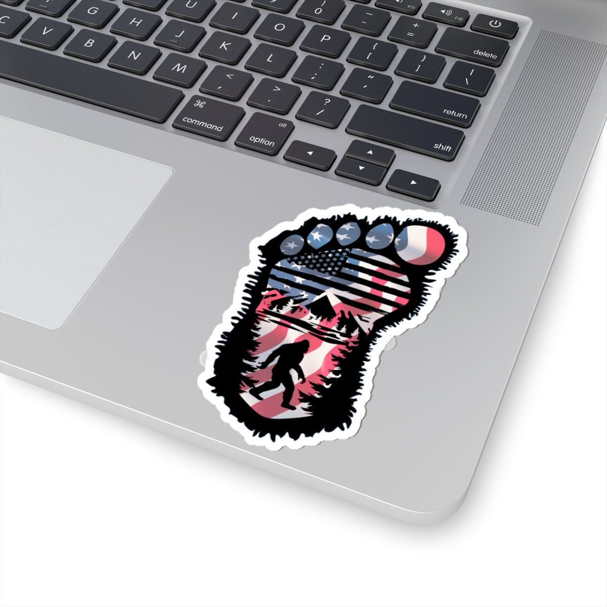 American BigFoot Patriot kiss-cut stickers