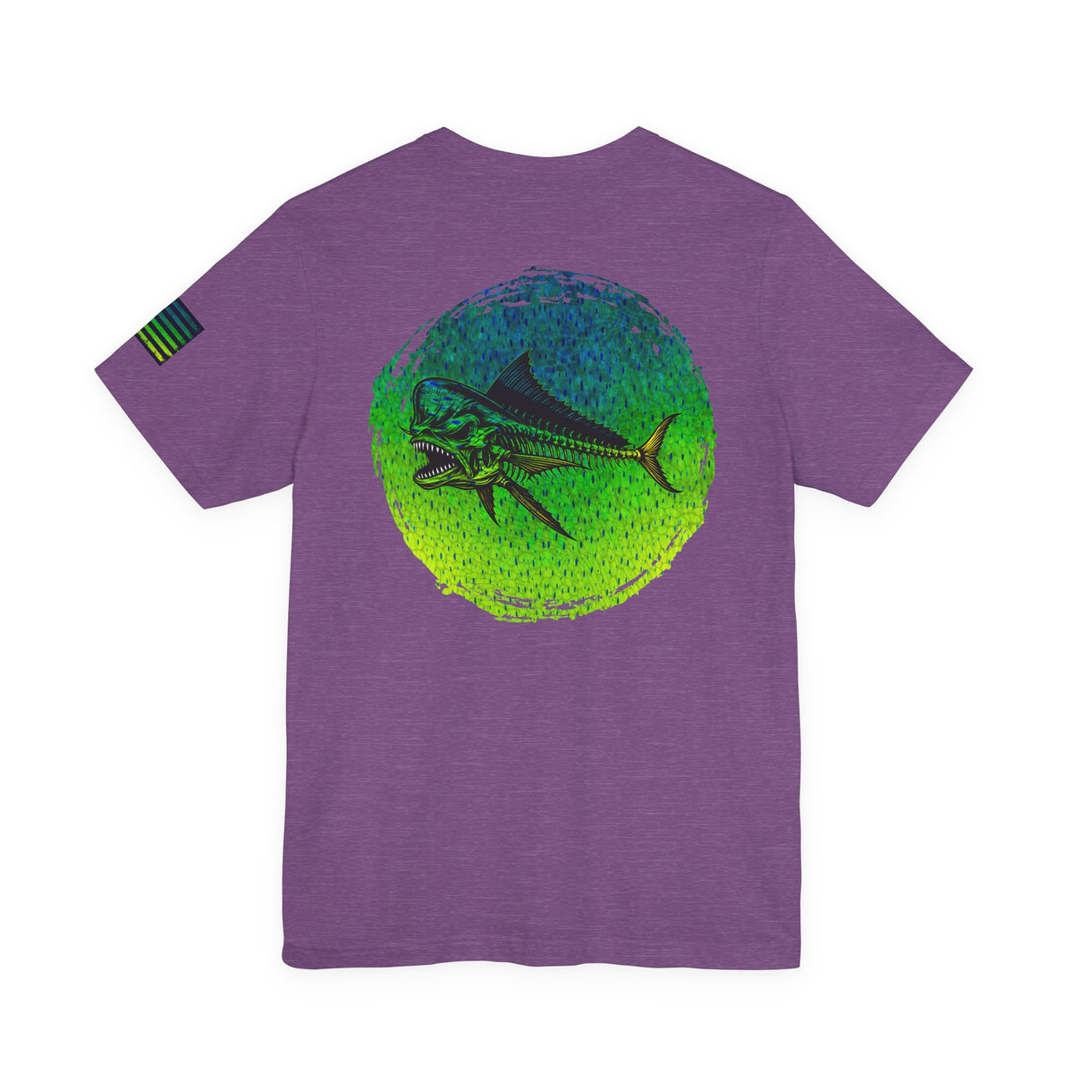 The Mahi Mahi Grunge Tee, Patriotic USA Shirt, Vintage American Flag