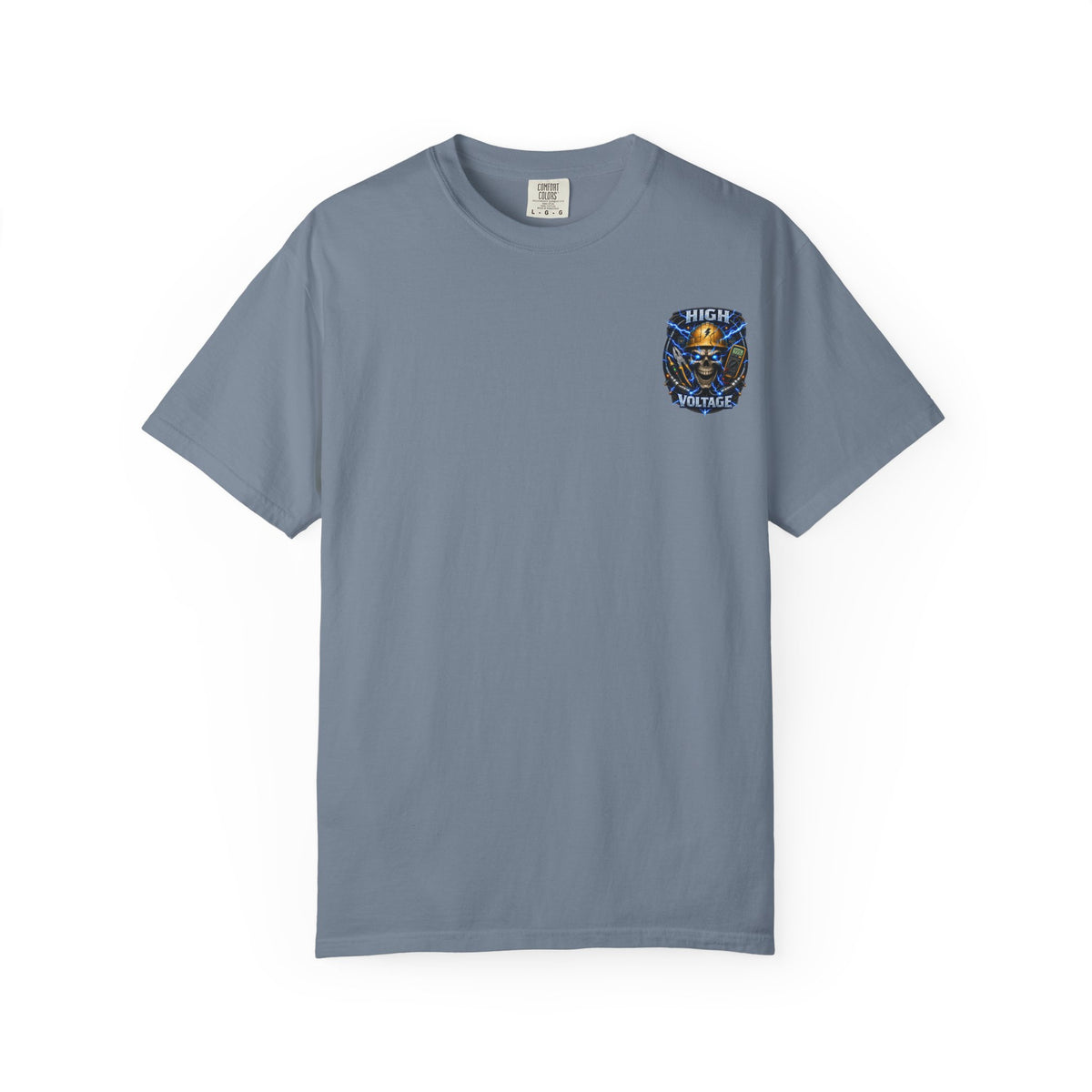High Voltage Skull T-Shirt — Electrician Safety Graphic Tee