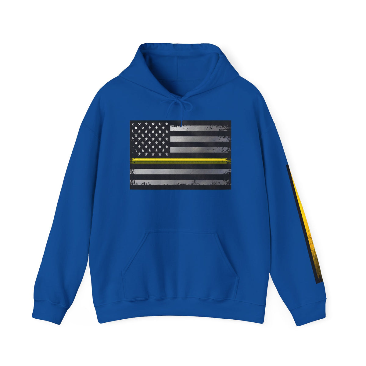 911 Dispatch Thin Yellow Line Hoodie - Dispatcher Support, Police Dispatcher Sweatshirt, Emergency Dispatcher Gift, First