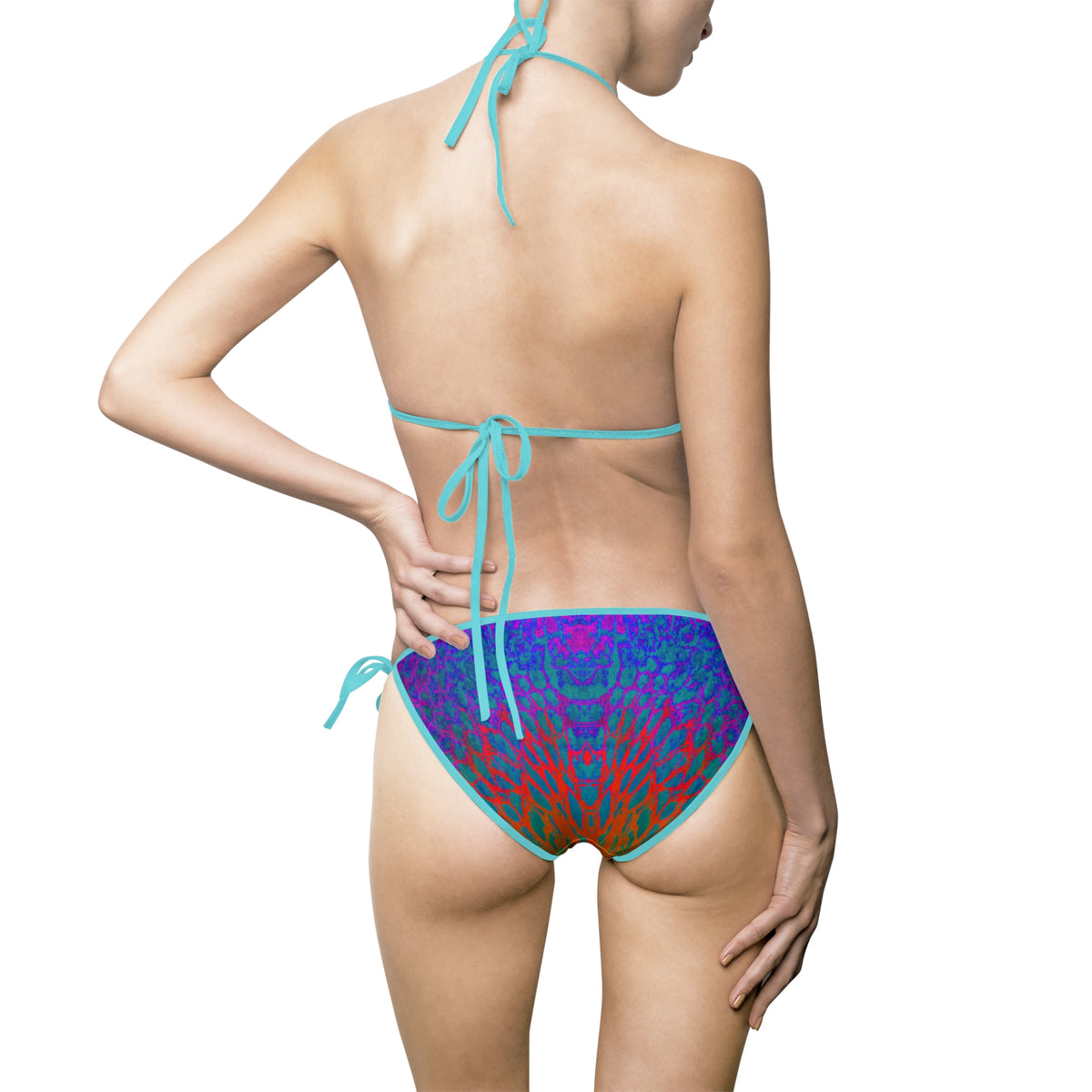 Parrotfish Bikini – Vibrant Coral Reef-Inspired Tropical Swimsuit for Women