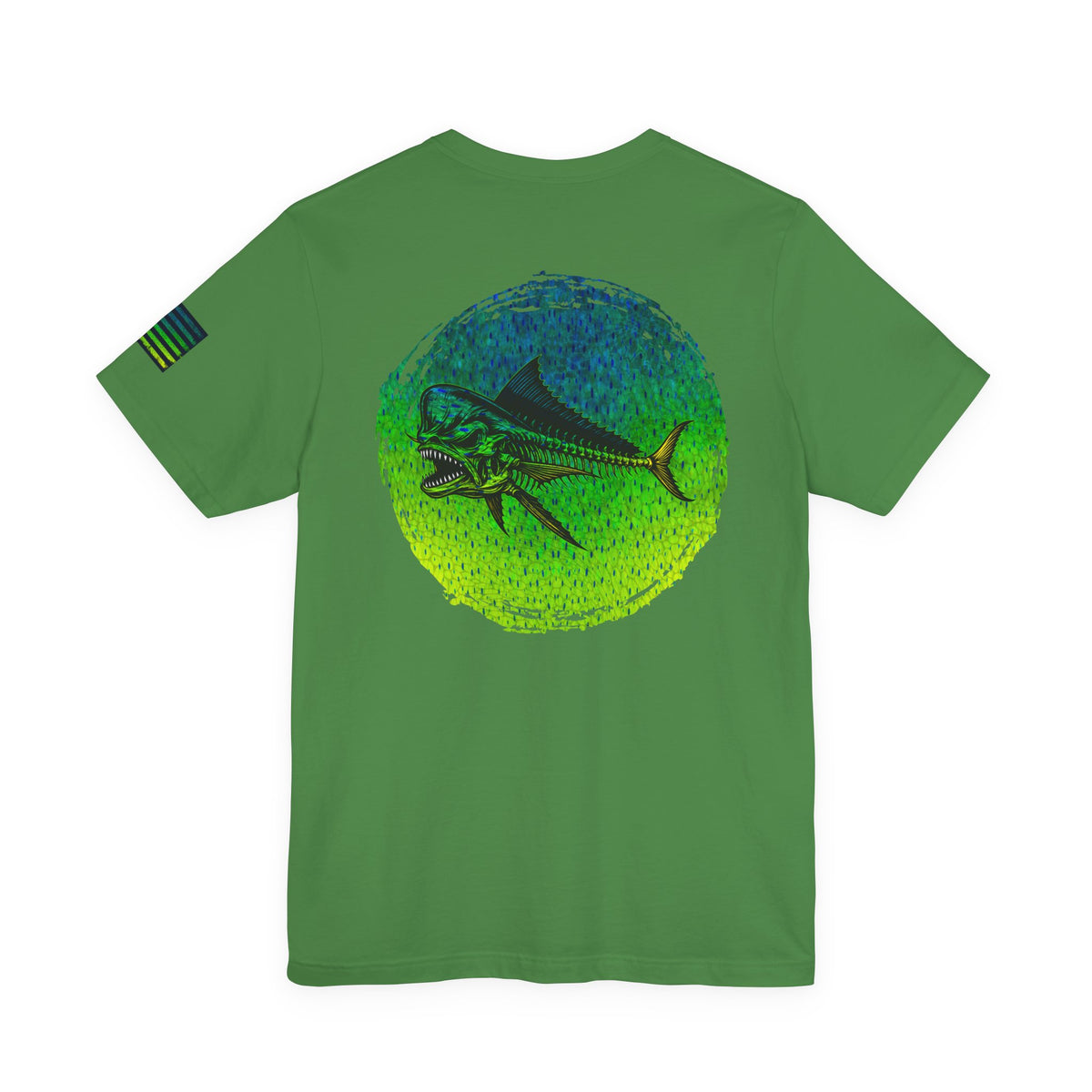 The Mahi Mahi Grunge Tee, Patriotic USA Shirt, Vintage American Flag