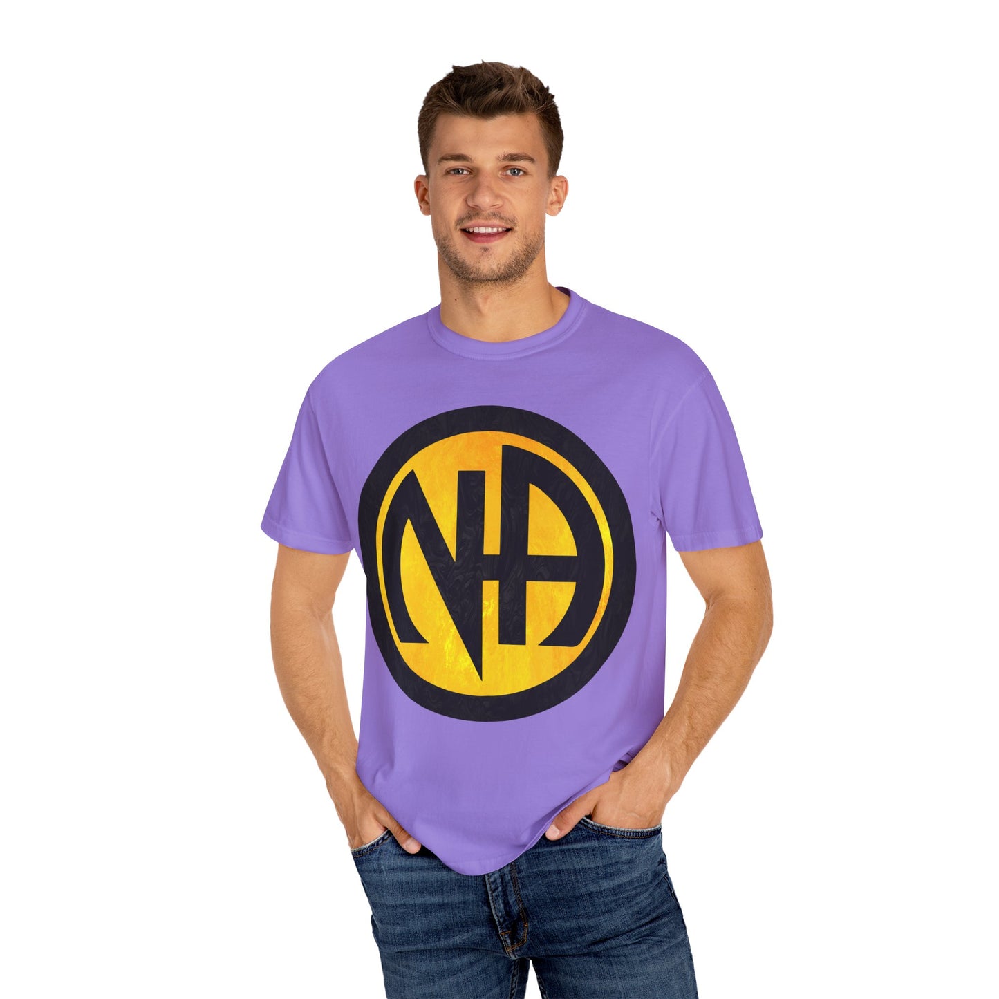 Narcotics Anonymous NA Logo – Yellow & Black Recovery Symbol Art T-Shirt, Recovery T-Shirt