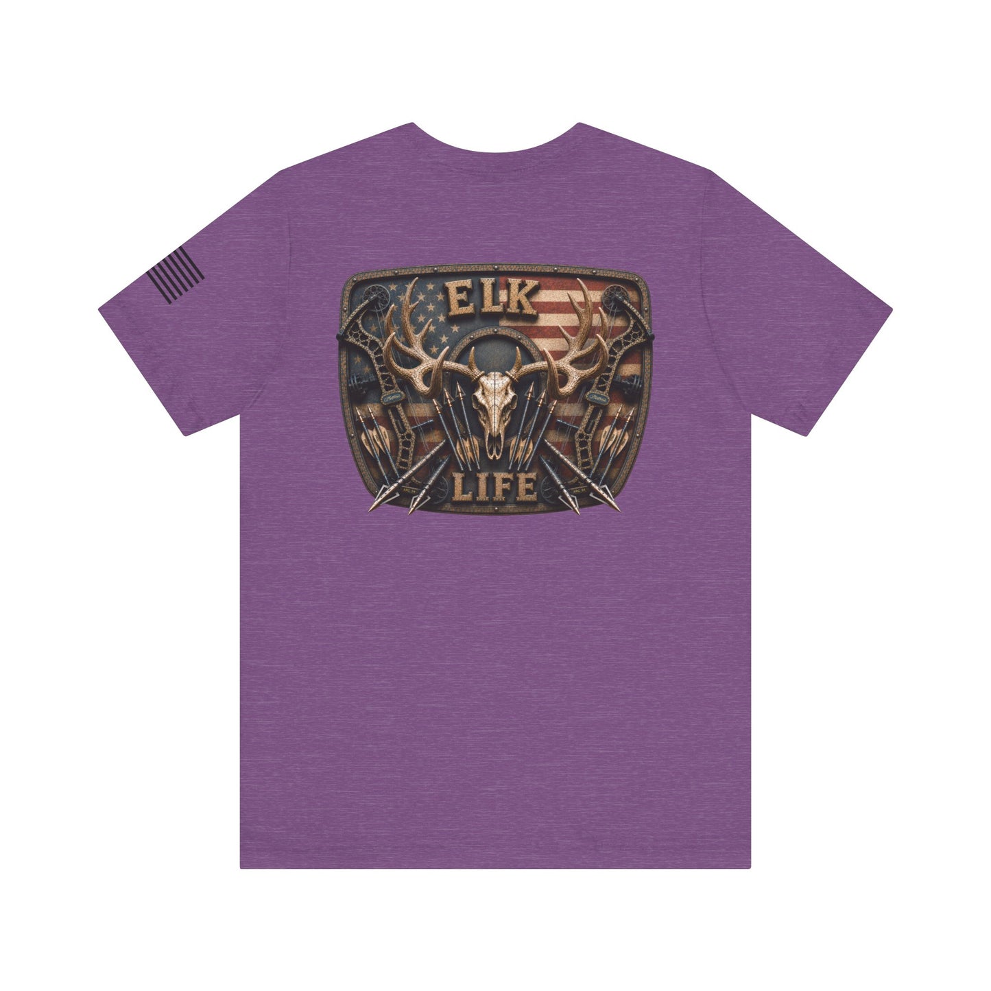 Elk Life American Archery Hunting T-Shirt – WRAEVN OUTDOORS Bowhunter Tee
