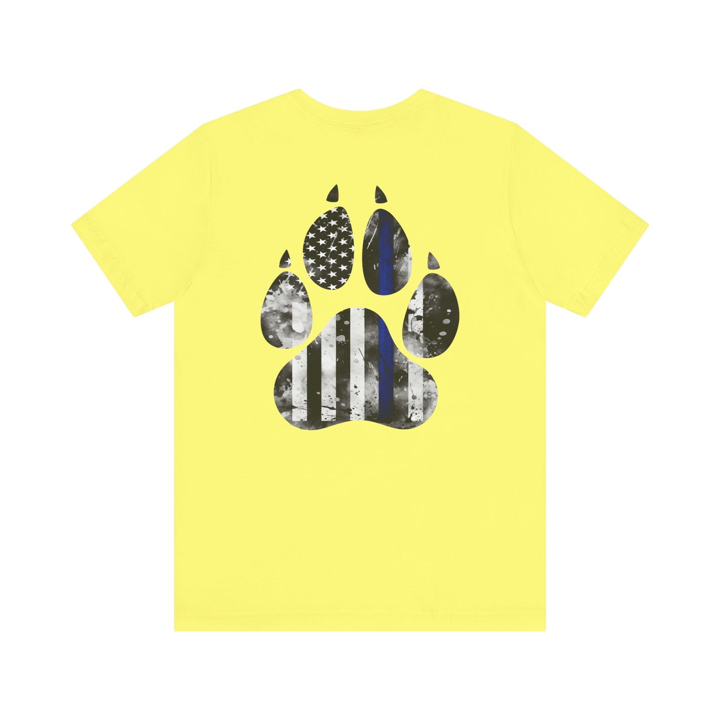 K9 Blue Line Paw Print Tee