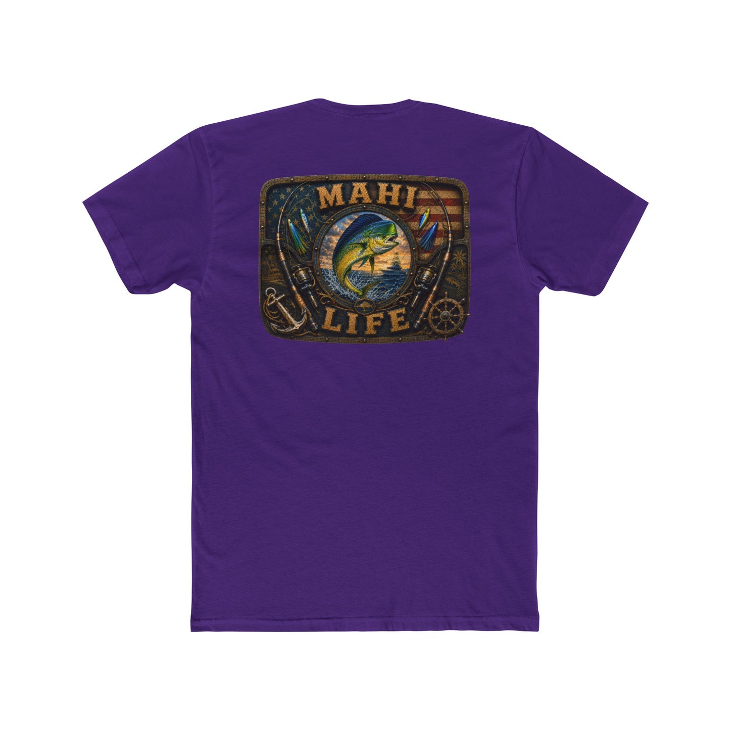 Mahi Life Tee — Vintage Fishing Graphic Cotton T-Shirt