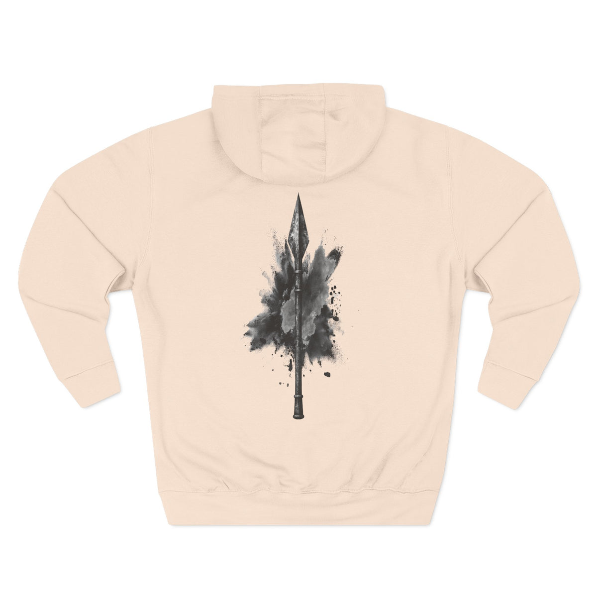 Three-Panel Fleece Hoodie Spartan Warrior