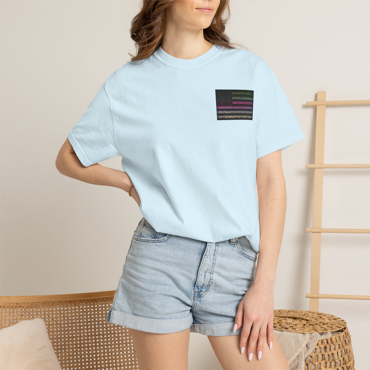 Trout Life T-Shirt — Fishing Graphic Tee with Trout & American Flag