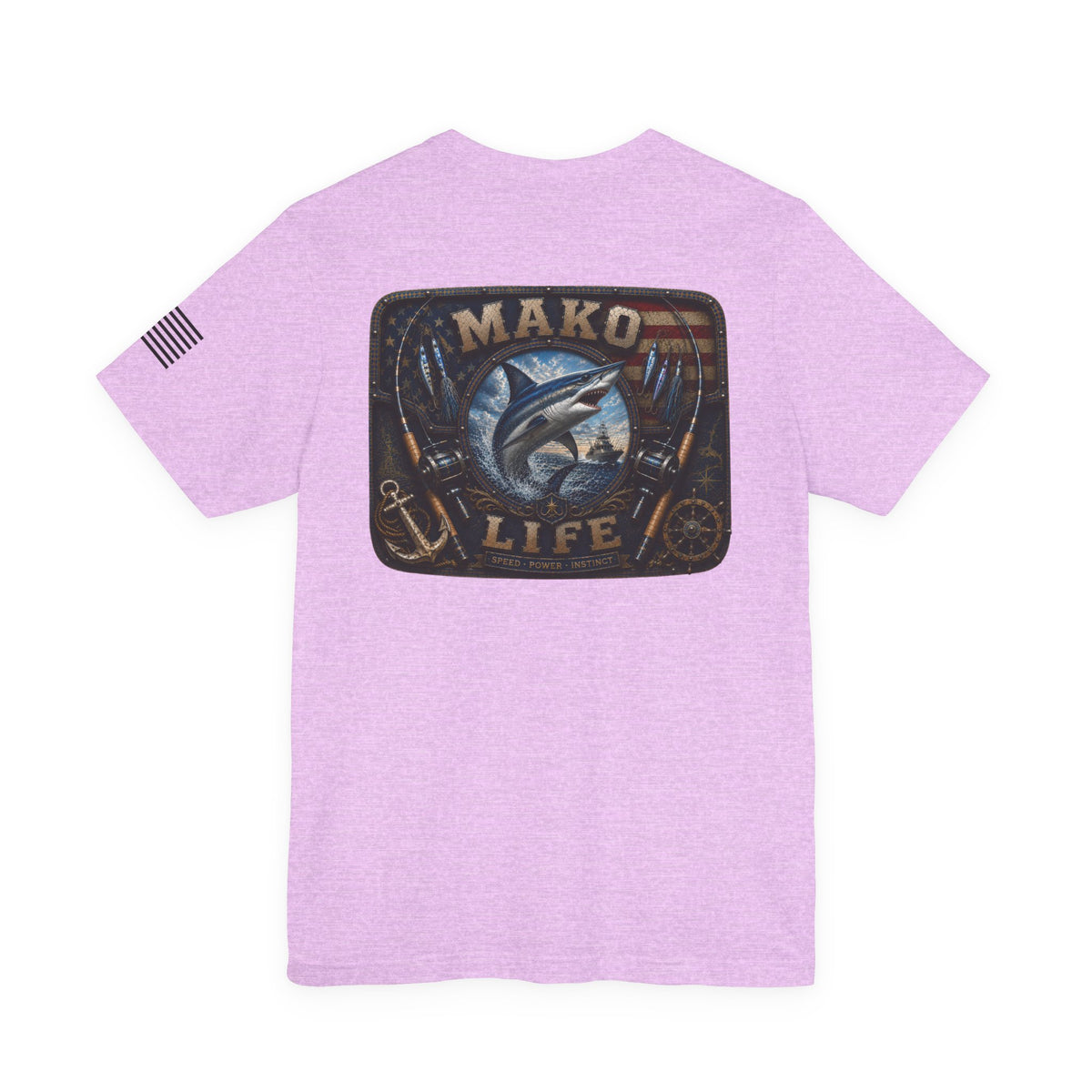 Mako Life Shark Fishing T-Shirt – WRAEVN OUTDOORS Offshore Angler Tee