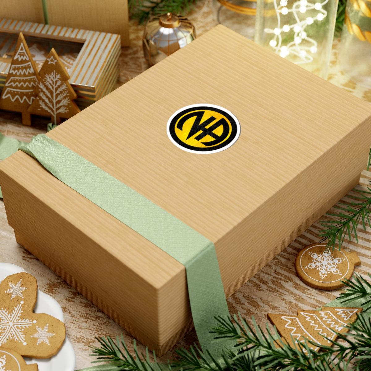 Yellow Narcotics Anonymous Symbol Sticker – Bold Recovery Support ArtKiss-Cut Stickers
