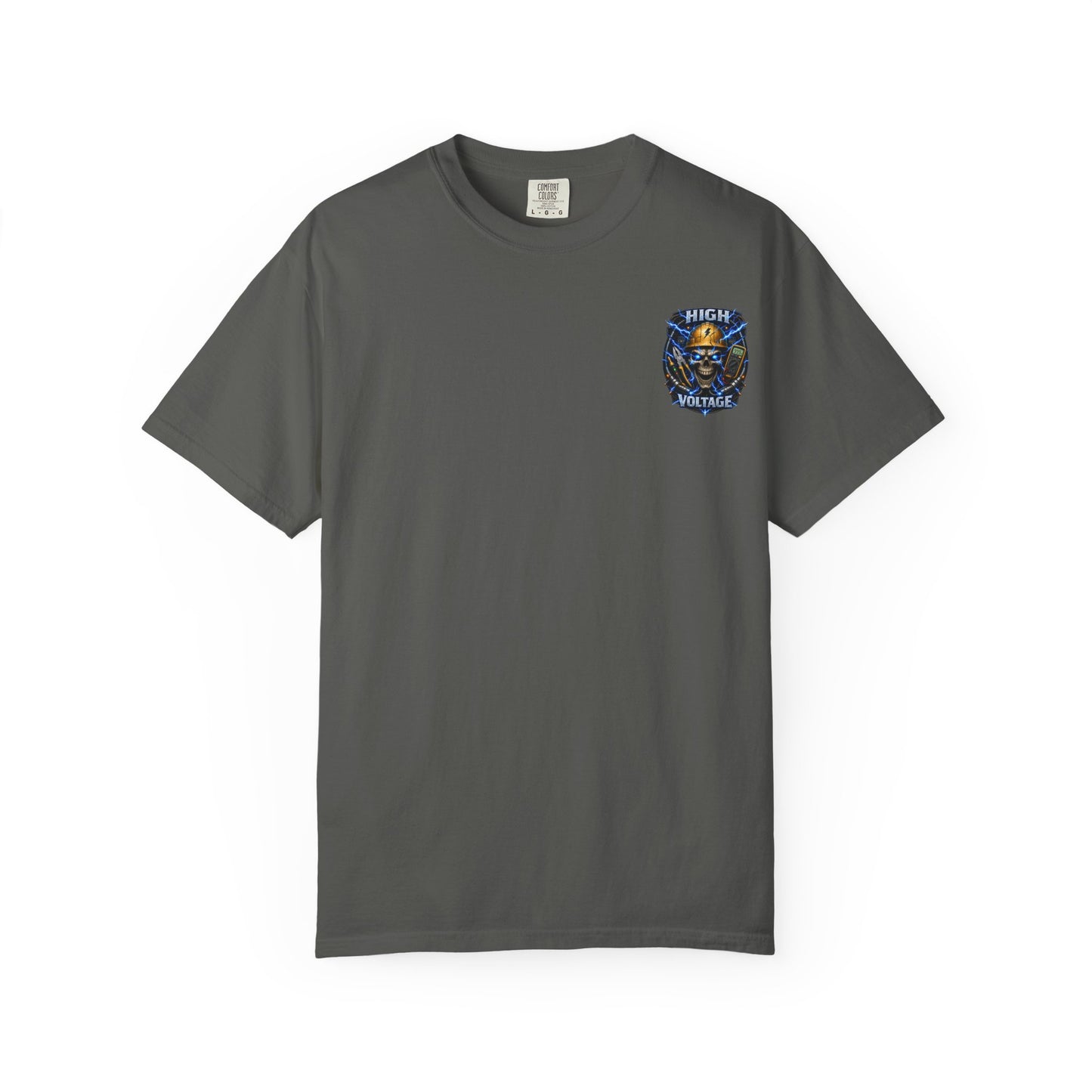 High Voltage Skull T-Shirt — Electrician Safety Graphic Tee