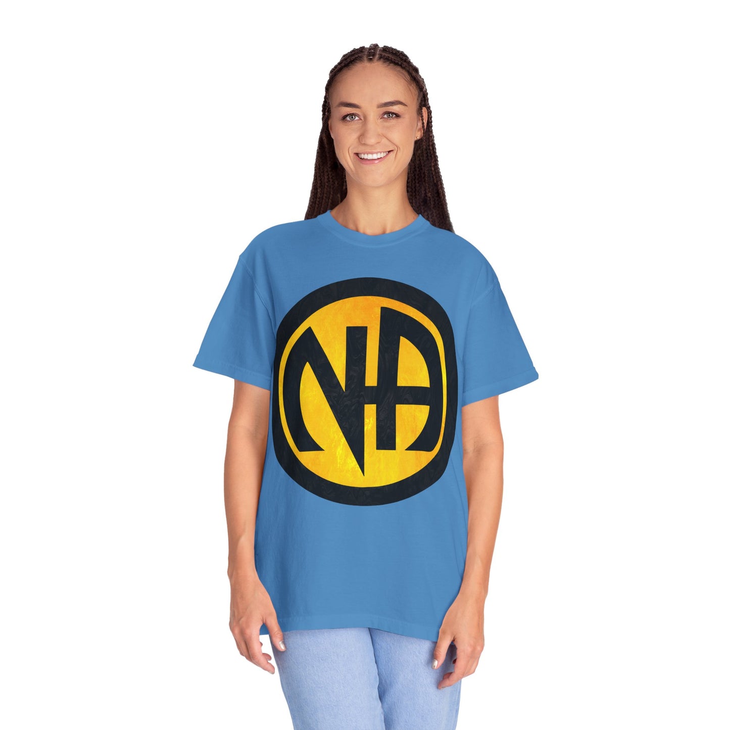 Narcotics Anonymous NA Logo – Yellow & Black Recovery Symbol Art T-Shirt, Recovery T-Shirt