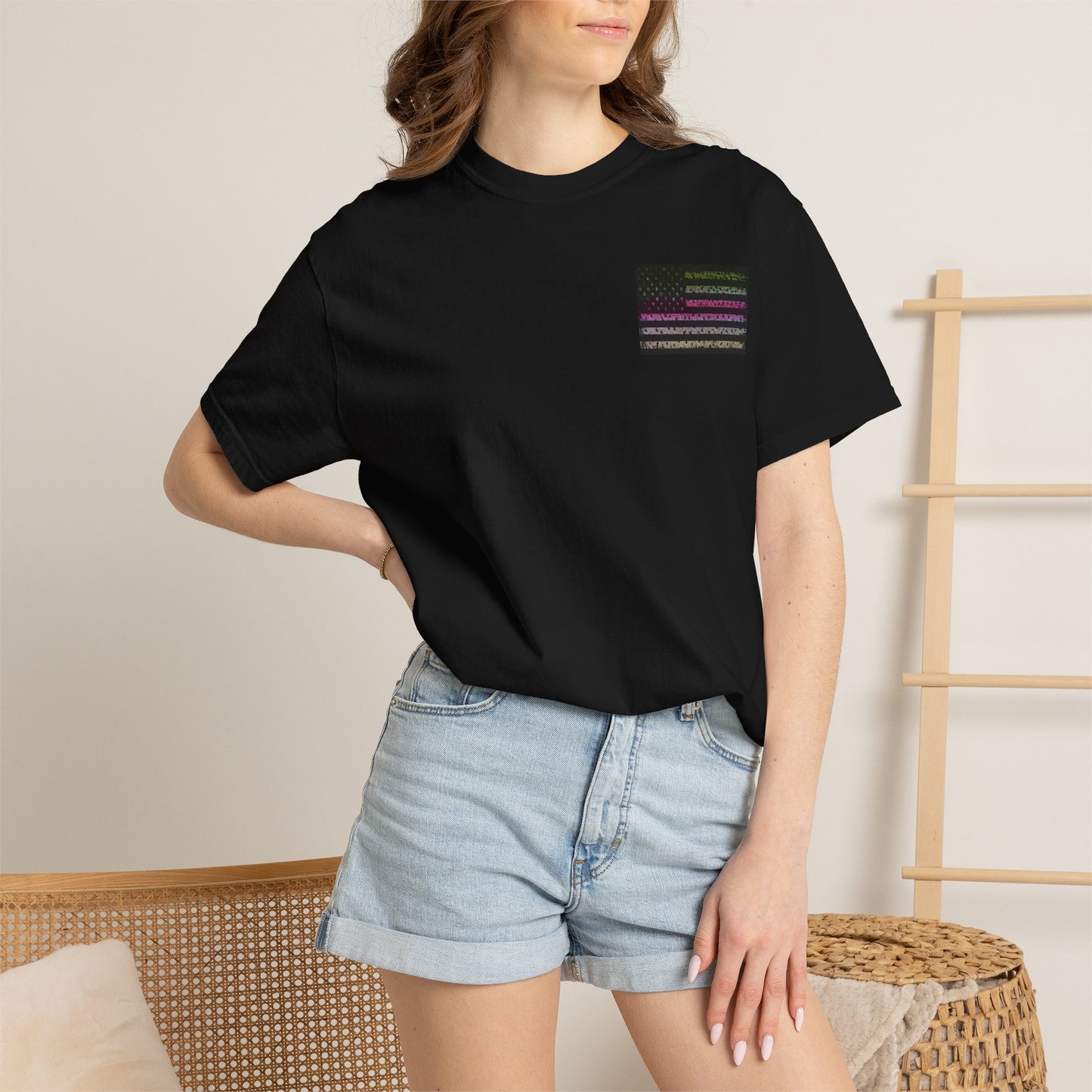 Trout Life T-Shirt — Fishing Graphic Tee with Trout & American Flag