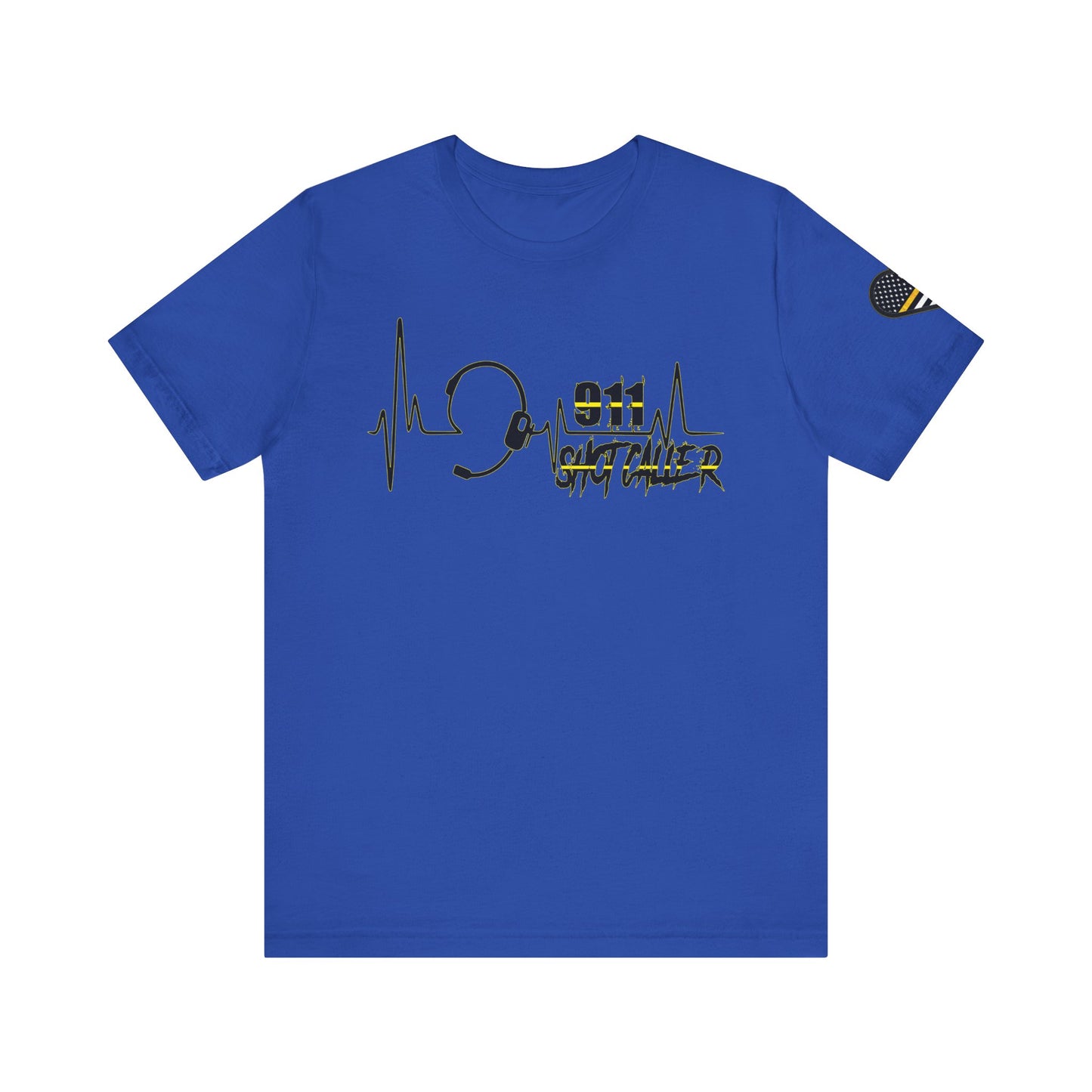 Shot Caller Sugarskull Tee, Dispatcher T-Shirt, 911 Operator Shirt, Unisex Jersey Tee, Short Sleeve Top