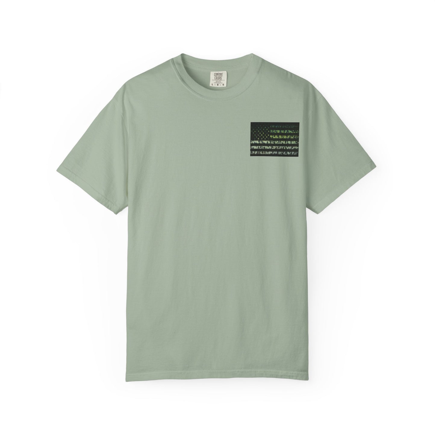 Crappie Life T-Shirt — Retro American Flag Crappie Fishing Tee