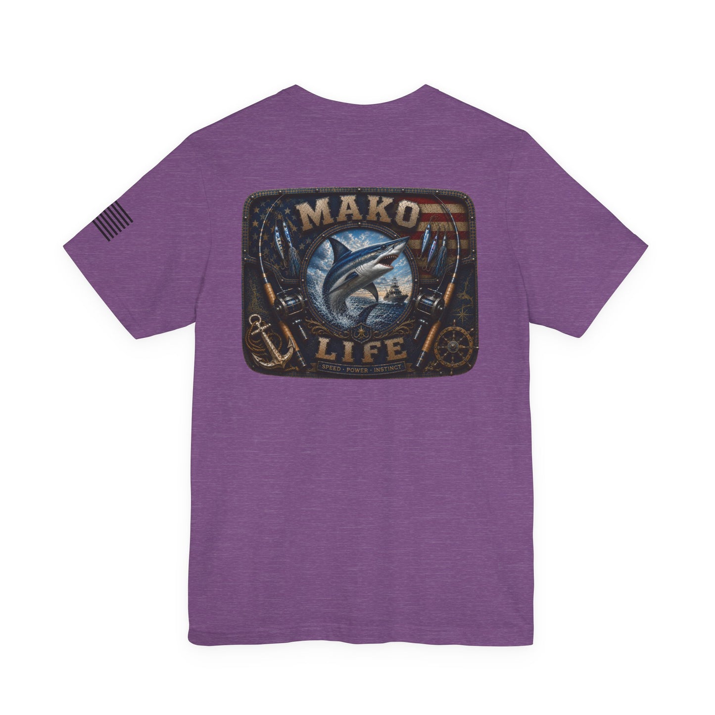 Mako Life Shark Fishing T-Shirt – WRAEVN OUTDOORS Offshore Angler Tee