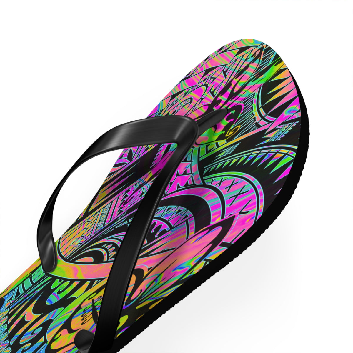 Polynesian Flip Flops | Vibrant Beach Footwear | Summer Sandals | Bohemian Style | Gift for Travelers, Festivals