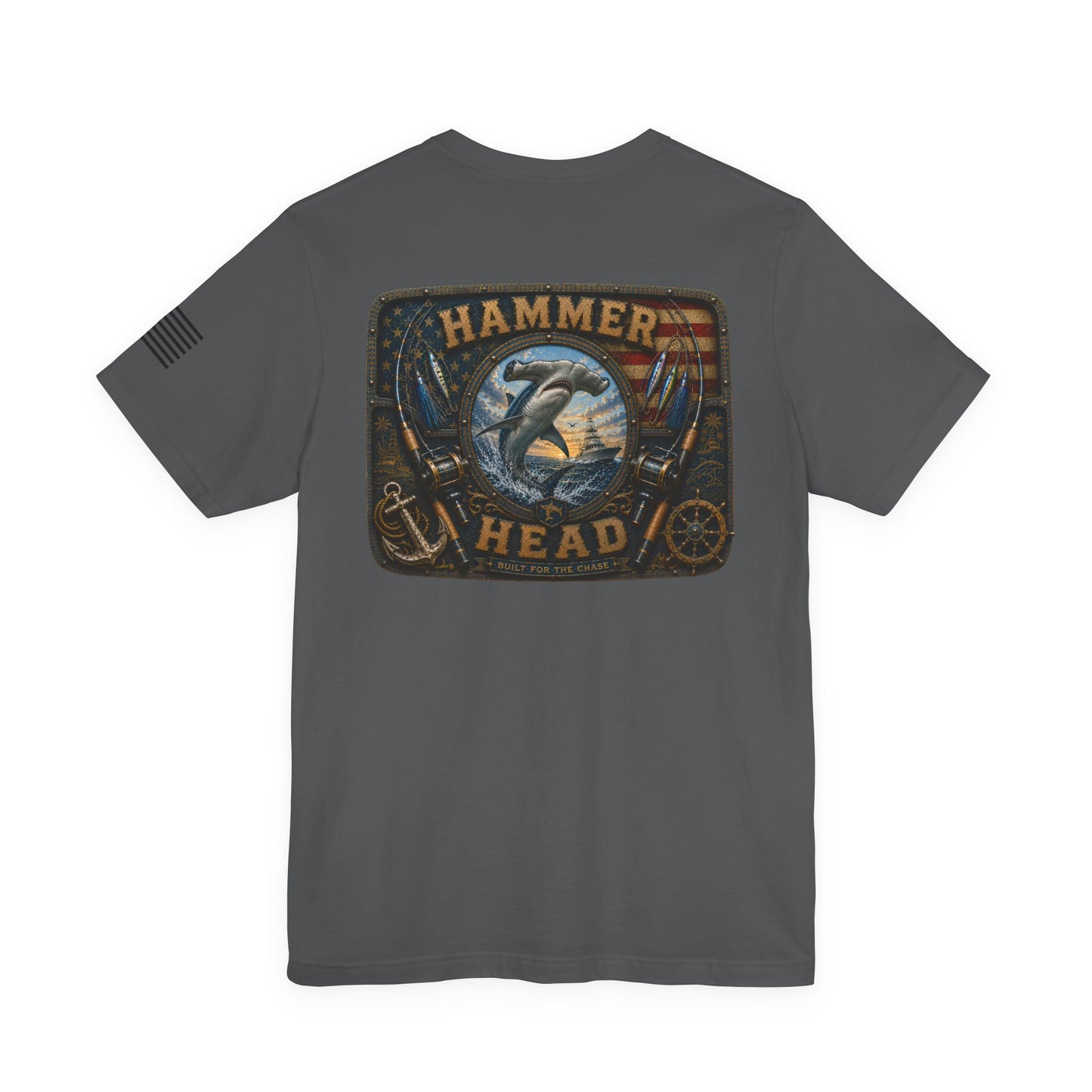 Hammerhead Life Shark Fishing T-Shirt – WRAEVN OUTDOORS Offshore Angler Tee