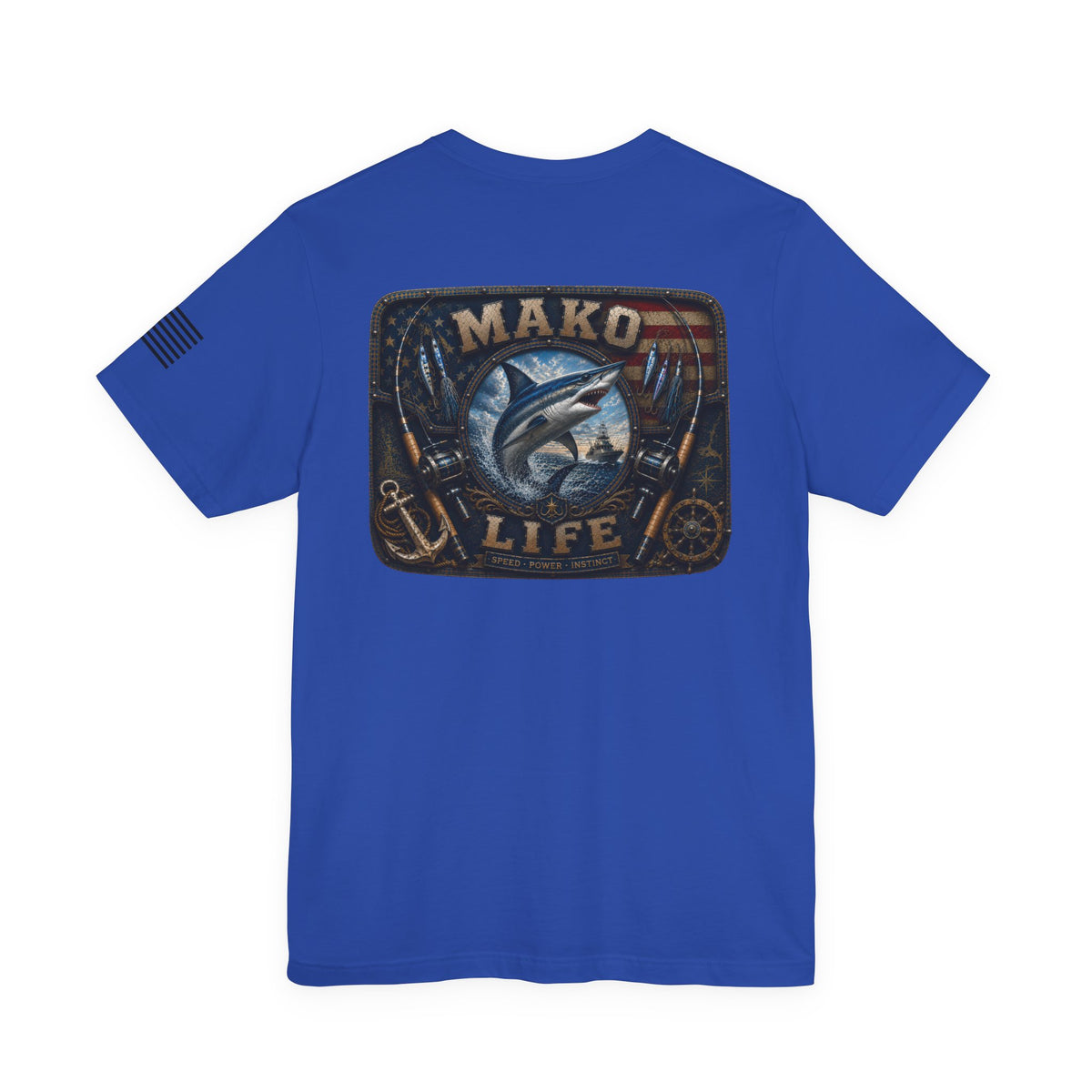 Mako Life Shark Fishing T-Shirt – WRAEVN OUTDOORS Offshore Angler Tee