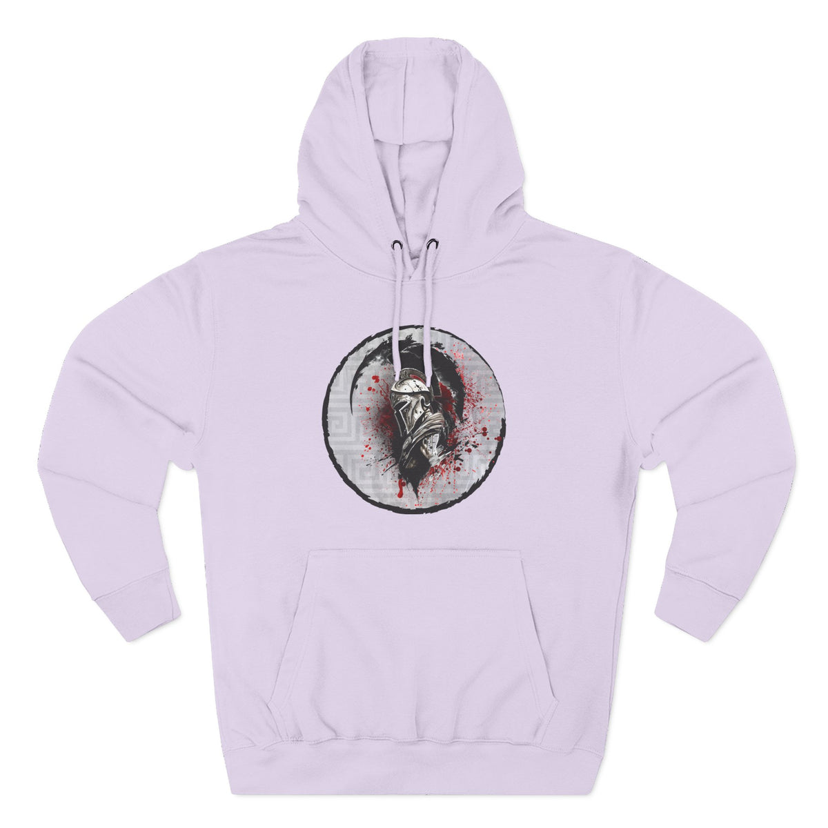 Three-Panel Fleece Hoodie Spartan Warrior