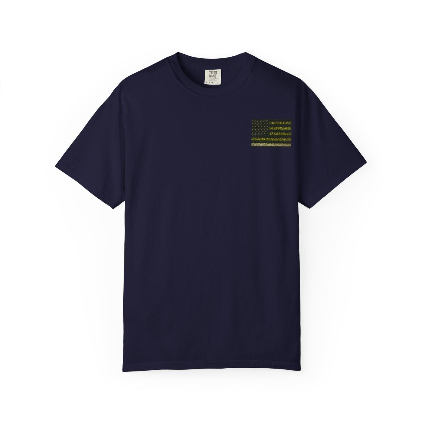 Bass Life T-Shirt — Retro American Flag Bass Fishing Tee