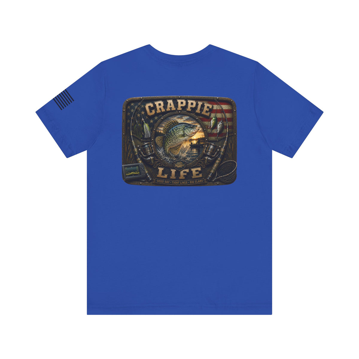 Crappie Life Fishing T-Shirt – WRAEVN OUTDOORS Slab Crappie Angler Tee