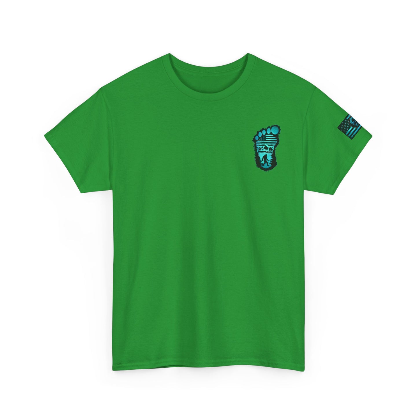 Bigfoot Adventure Unisex Heavy Cotton Tee – Perfect for Outdoorsy Souls, Nature Lovers, Hiking, Camping, Gifts