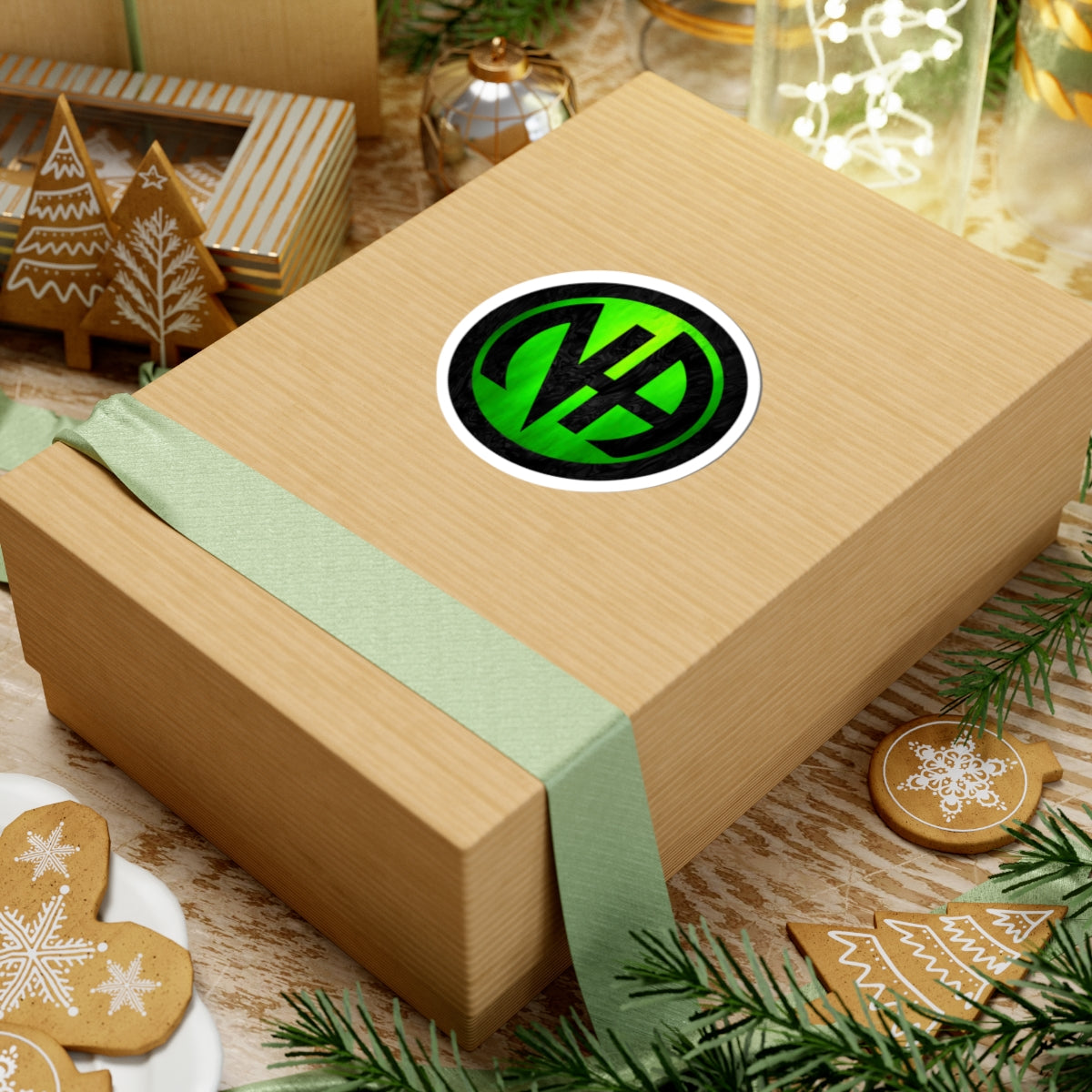 Green Narcotics Anonymous Symbol Sticker – Bold Recovery Support ArtKiss-Cut Stickers