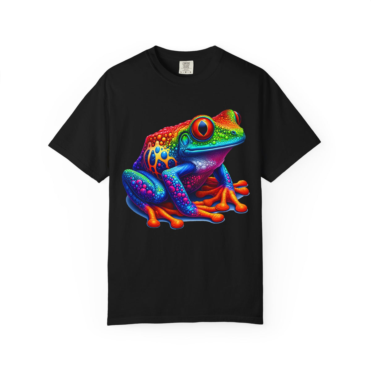 Frog T-Shirt | Unisex Garment-Dyed Tee for Nature Lovers, Eco-Friendly Gift, Birthday, Summer Vibe, Outdoor Adventure