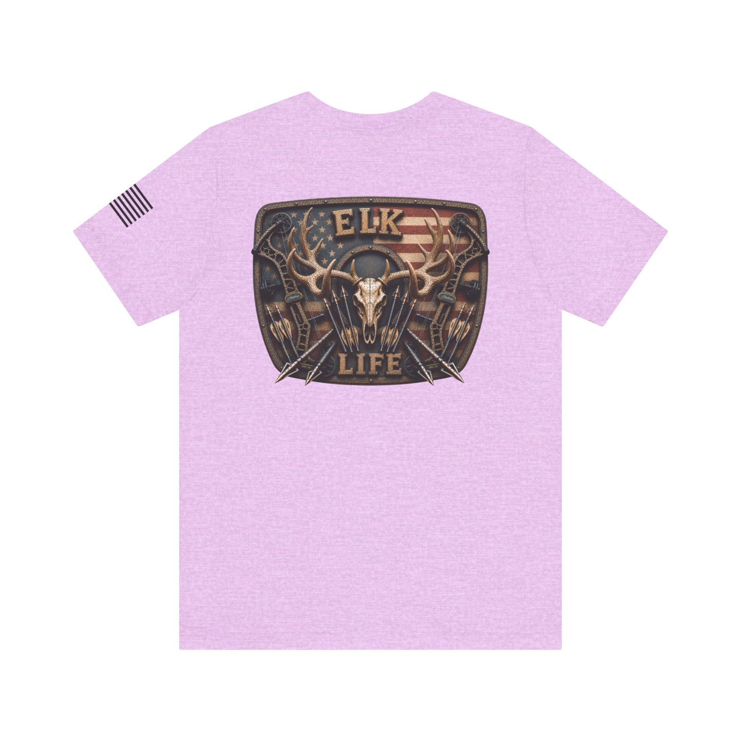 Elk Life American Archery Hunting T-Shirt – WRAEVN OUTDOORS Bowhunter Tee