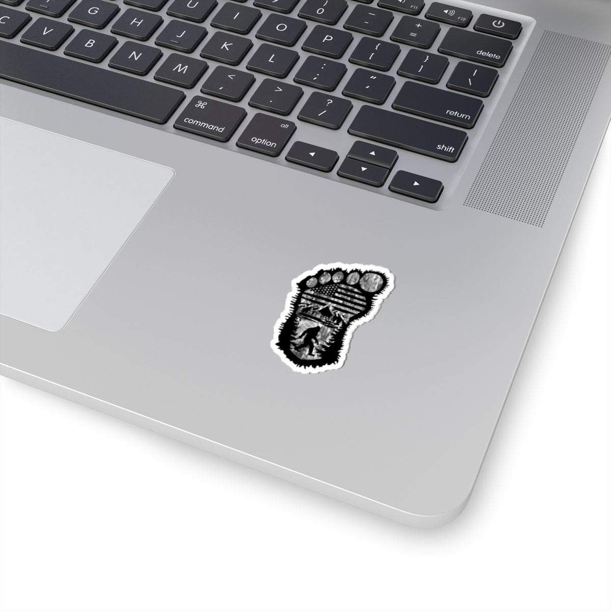 Camo BigFoot Patriot kiss-cut stickers