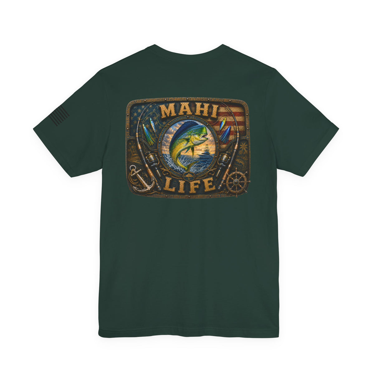 Mahi Life Mahi Mahi Fishing T-Shirt – WRAEVN OUTDOORS Offshore Angler Tee