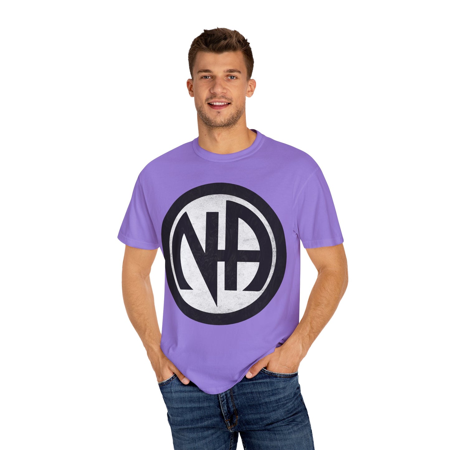 Narcotics Anonymous NA Logo – White & Black Recovery Symbol Art T-Shirt, Recovery T-Shirt