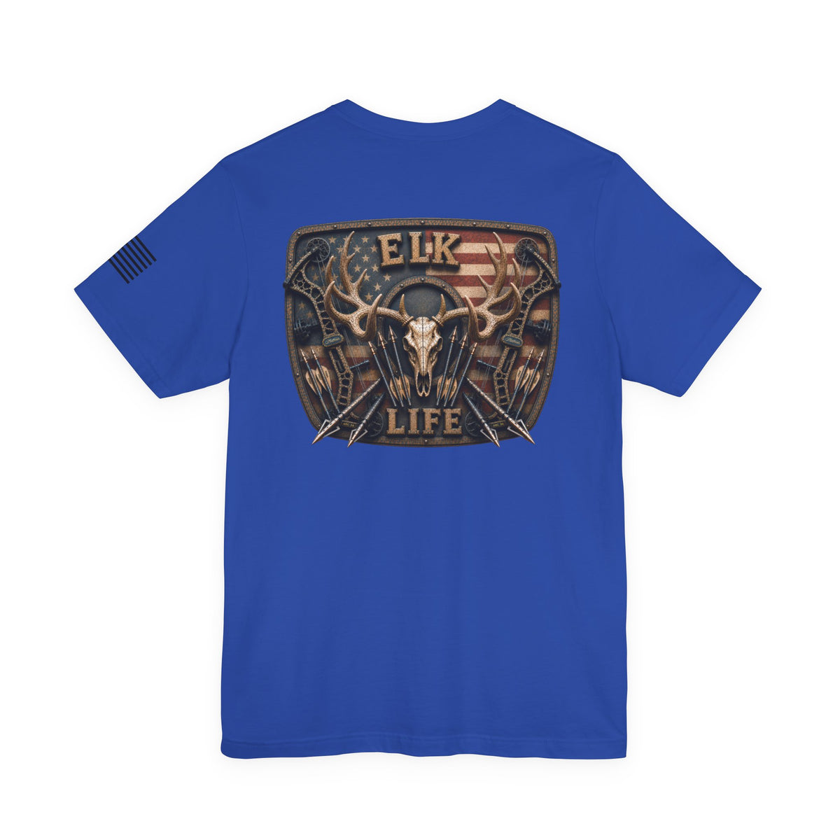 Elk Life American Archery Hunting T-Shirt – WRAEVN OUTDOORS Bowhunter Tee
