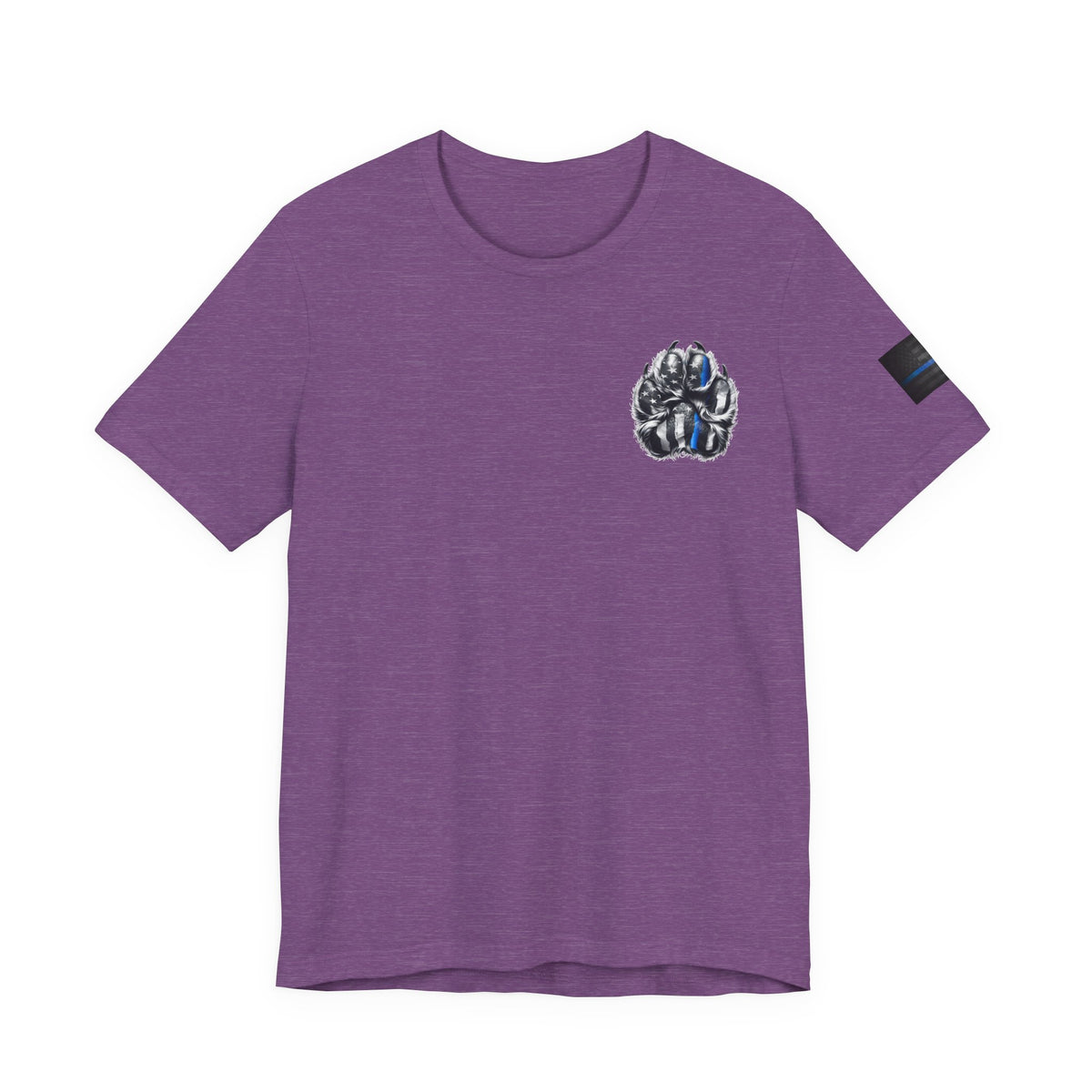 Thin Blue Line K9 Paw Shirt – Thin Blue Line American Patriotic Tee for Law Enforcement Support