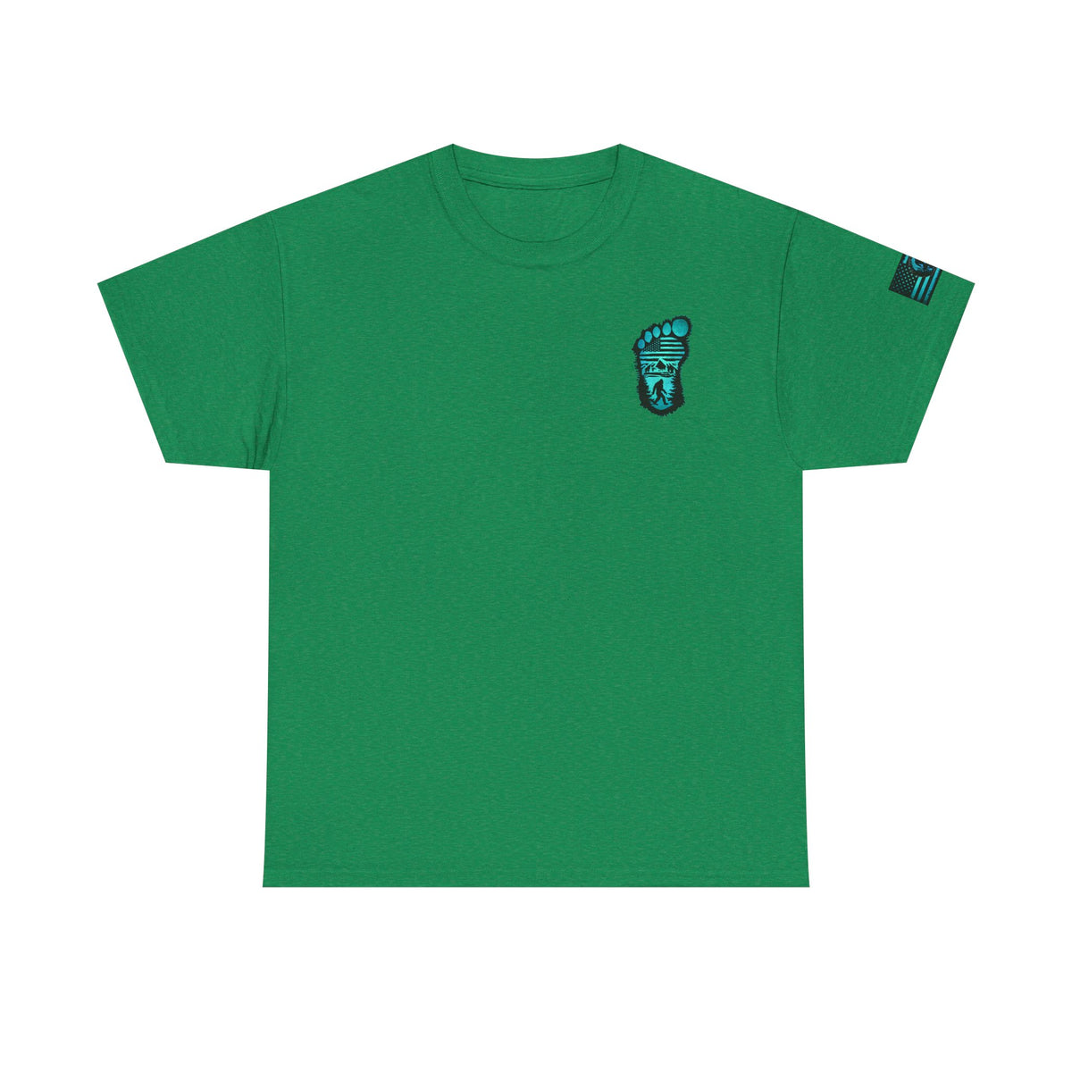 Bigfoot Adventure Unisex Heavy Cotton Tee – Perfect for Outdoorsy Souls, Nature Lovers, Hiking, Camping, Gifts