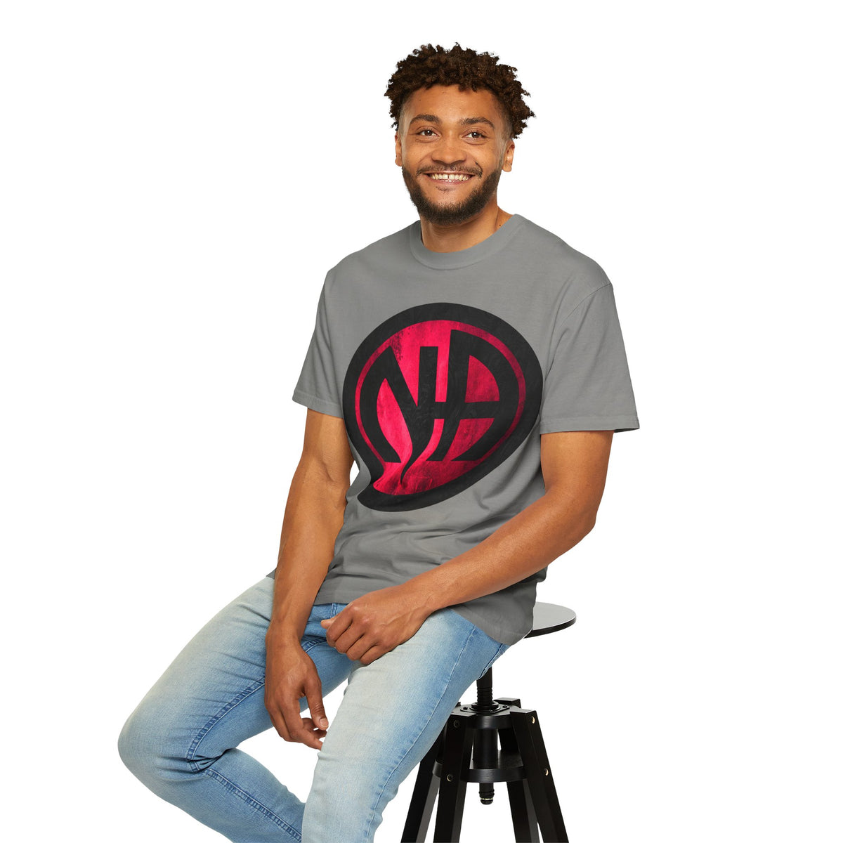 Narcotics Anonymous NA Logo – Grunge Pink & Black Recovery Symbol Art T-Shirt, Recovery T-Shirt