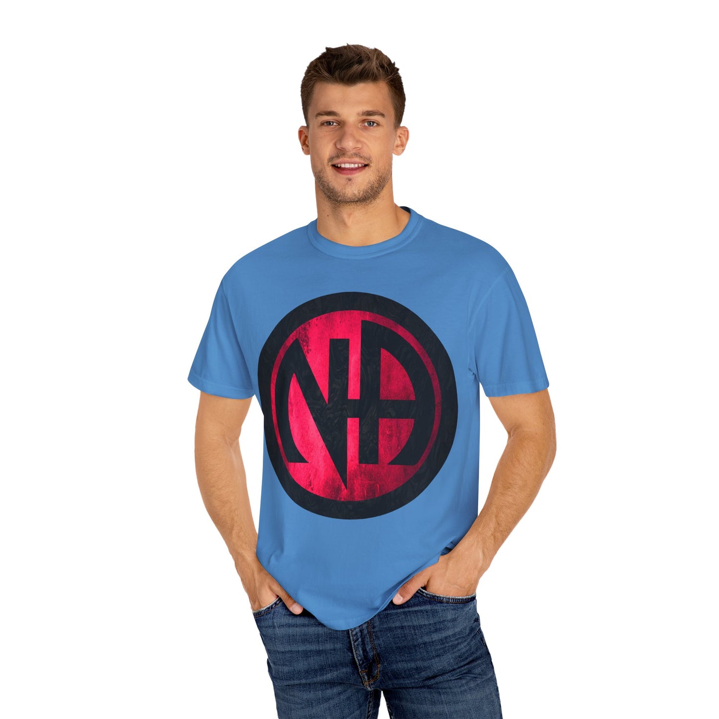 Narcotics Anonymous NA Logo – Grunge Pink & Black Recovery Symbol Art T-Shirt, Recovery T-Shirt