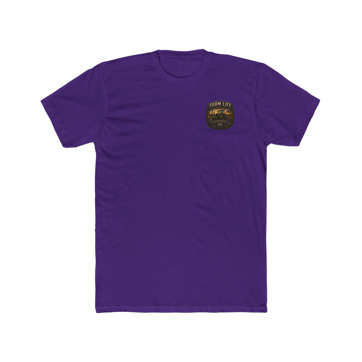 Farm Life Graphic Tee — Vintage Tractor & Wheat Field T-Shirt