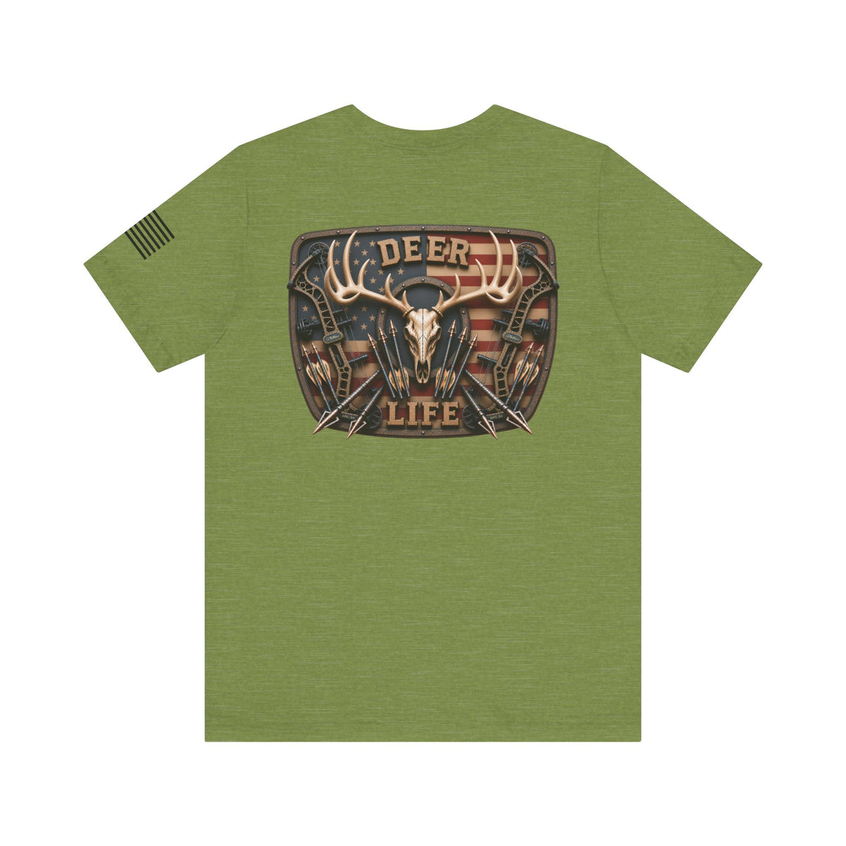 Deer Life American Bowhunting T-Shirt – WRAEVN OUTDOORS Whitetail Hunter Tee