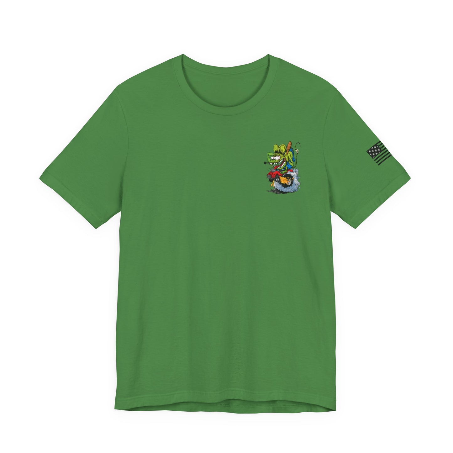 Rat Fink Monster Hot Rod Burnout – Wild Cartoon Drag Racer Tee