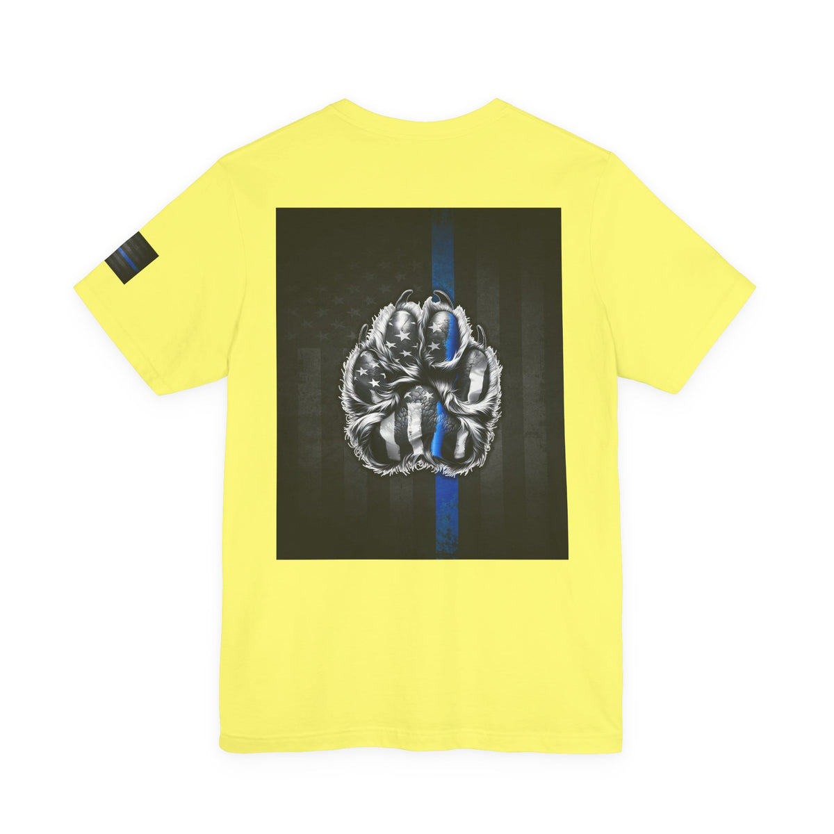 Thin Blue Line K9 Paw Shirt – Thin Blue Line American Patriotic Tee for Law Enforcement Support