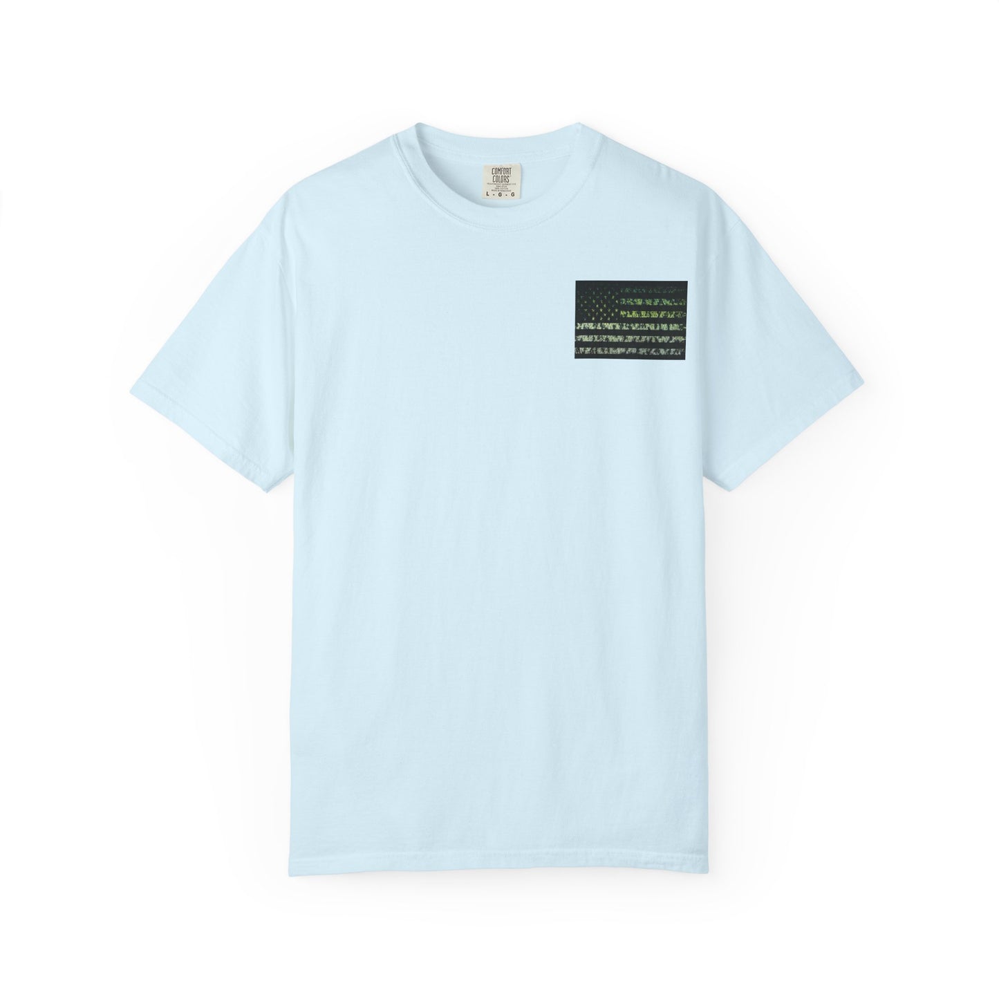 Crappie Life T-Shirt — Retro American Flag Crappie Fishing Tee